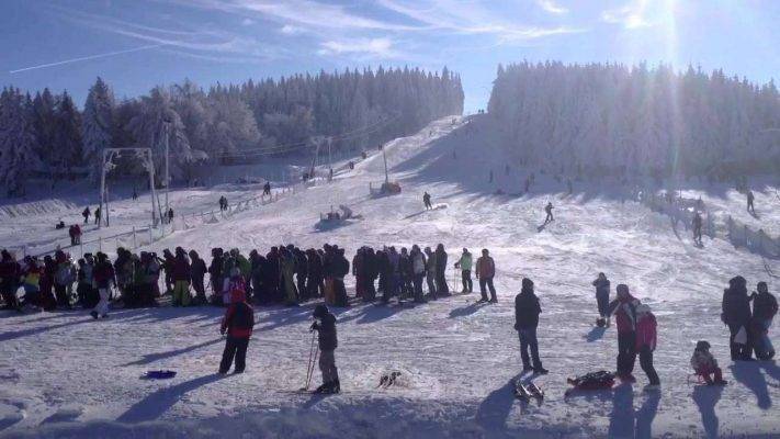 التزلج على الجليد  السياحة في التشيك في الشتاء