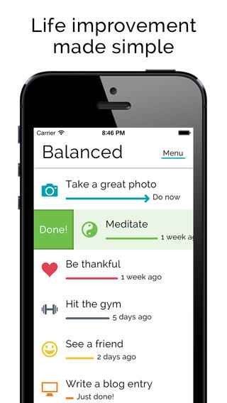 تطبيق Balanced  تطبيقات تساعدك في حياتك