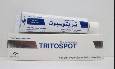 كريم تريتوسبوت tritospot لعلاج اسمرار الجلد